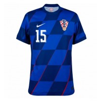 Maglie da calcio Croazia Mario Pasalic #15 Seconda Maglia Europei 2024 Manica Corta